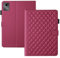 TEDTIKJT Funda para Lenovo Tab M11 11 Pulgadas 2024 PU Cuero Flip Carcasa Tablet Lenovo Tab M11 Cover Case con Soporte Magnético Protección Tablet Cover para Lenovo Tab M11,Romboidal Rojo