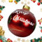 Aufblasbare Weihnachtskugel, 50cm Weihnachtskugel, Aufblasbare PVC-Weihnachtskugeln im Freien Große Hängende Weihnachtskugeln Ornamente für Neujahr Weihnachten Hof Rasen Gartendekoration (Rot B)