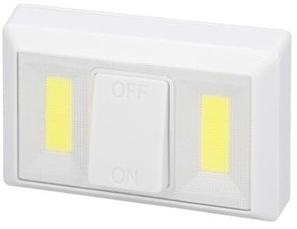 WOLFPACK LINEA PROFESIONAL Linterna/Luces Led Para Pared/Armario A pilas (4 AAA) 250 Lumenes (Fijación Mediante Pegatina, Iman o Tornillos)