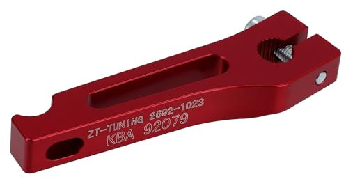 ZT-Tuning CNC Bremshebel hinten mit ABE, Rot - für S50, S51, S53, S70, S83, KR51/2, SR50, SR80