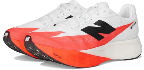 New Balance FuelCell Supercomp Elite V5 Damen-Laufschuh, Urgent Rot/Weiß/Schwarz, 37.5 EU