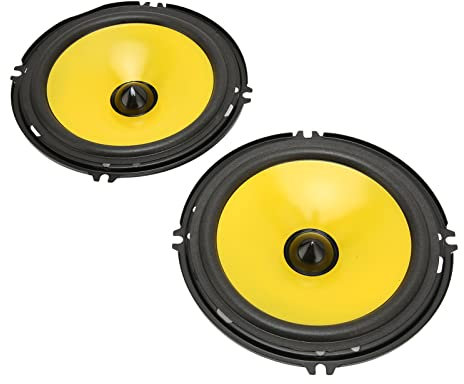 Car Speakers, Car Audio Speakers Door Speakers Car Door Speakers Treble Bass Stereo 600W Coaxial Speaker for Vehicle Truck 6 Inch 2pcs