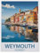 Jigsaw Puzzle 1000 Piece，Weymouth Dorset vintage travel poster，paper Jigsaw Puzzle for Kids Adult, Puzzle Game Toys Gift for Wall Decoration（50x70cm）-AT90