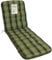 Herlag Liegenauflage Tilly 200x65x9cm | Liegestuhl-Auflage Karo-Motiv 9cm | Liegepolster für Gartenliege | Gartenmöbelauflage Liege Deluxe-Serie | Atmungsaktiv | Öko Tex 100 | Grün-Kariert