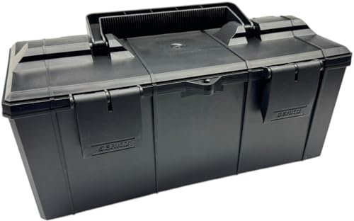 Caja de herramientas de plástico con asa para tractor, longitud 320 mm, profundidad 150 mm, altura 130 mm