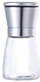 Pepper Mill Pepper Stainless Steel Salt and Pepper Mill Manual Food Herb Grinders Spice Grinder with Adjustable Coarsenessd Hand Pepper Grinder Spice Grinder