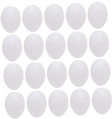Sewroro 50stücke Taubeneier Simuliert Kreativ Und Lustig Dekor Für Zuhause Oder Geschäft Glatte Oberfläche Solide Und Sicher