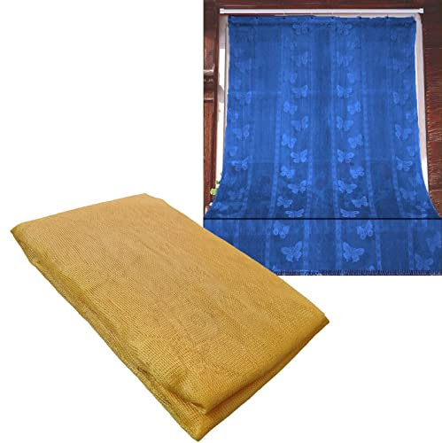 GX GARGIX Tenda Zanzariera telo mosche porta balcone finestre moschiera (Butterfly/Giallo)