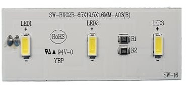 HBALDTEDC Refrigerator LED Fridge Light Bar, Replacement LED Light Strip For Refrigerator ZBE2350HCA SW-BX02B DC 12V