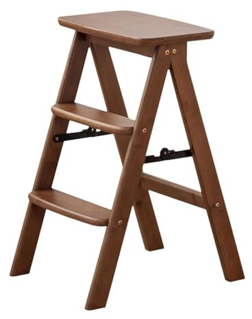 MagiDeal Espositore per scaletta pieghevole Espositore per fiori multifunzionale Sgabello in legno per cucina domestica Supermercati