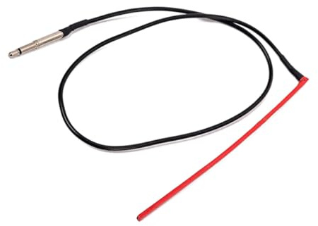 Gitarren Piezo Tonabnehmerstab Pkp32 100mm für Konzert und Akustikgitarre | Passiver Sattelwandler mit Hoher Empfindlichkeit, Rotes Metallgehäuse, Zubehör für Klassische Saiteninstrumente