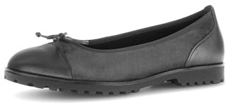 Gabor Damen Klassische Ballerinas, Frauen Ballerinas,weiblich,stilvoll,sexy,Business,Glamour,Style,Stil,trendy,Wellness,Dark-Grey,44 EU / 9.5 UK