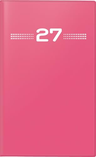 rido/idé Taschenkalender Mod. Miniplaner d 15 2027 | A6, Kunststoff, pink