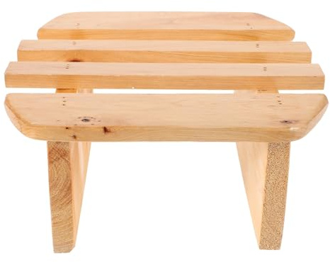 PHENOFICE Runder Fußhocker für Fußbad und Sauna mit Bequemem Design Leicht und Einfach zu Tragen für Badezimmer und Schlafzimmer