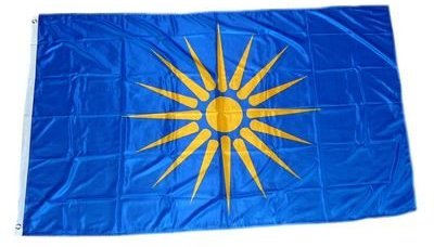 Fahne/Flagge Griechenland Mazedonien NEU