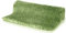 Spirella Badteppich Badematte Duschvorleger Mikrofaser Hochflor | flauschig | rutschhemmend | geeignet für Fußbodenheizung | 80x150 cm | Olive Grün