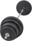 85 kg Langhantelset aus 1,8 m Hantelstange, Schraubenverschlüsse und Gewichten (2 x 2,5 kg, 4 x 5kg, 2 x 10 kg, 2 x 15 kg)
