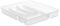 Rotho Basic Besteckkasten mit 6 Fächern, Kunststoff (PP) BPA-frei, transparent, (39,0 x 32,0 x 6,0 cm)