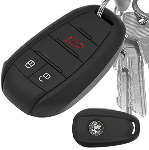 Auto Schlüssel Hülle Silikon Schutz Cover Schwarz für Alfa Romeo Giulia Stelvio Giulietta KEYLESS