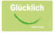 Rannenberg & Friends Frühstücksbrettchen, Brettchen 23x14cm, GLÜCKLICH