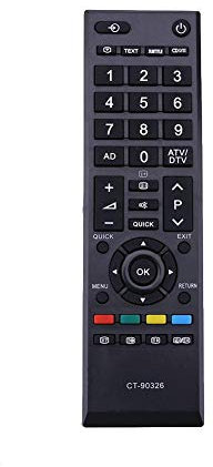 Telecomando Sostitutivo Telecomando Universale TV per Toshiba CT-90326 CT-90380 CT-90336 CT-90351