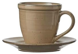 Tabo Cup und Saucer Cream - L 7,5 x B 4,5 x H 7,5 cm