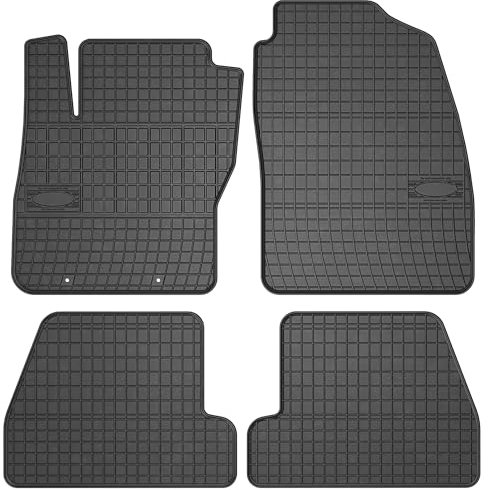 MOTOS Alfombrillas de Goma para Ford Focus II 2004-2011 Mejora tu Comodidad de Viaje con la Alfombrilla Antideslizante para Coche- Alfombrillas de Coche para Varias Estaciones
