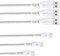 TECHGEAR 3 Pack STRONG High Durability Braided USB C Charging & Sync Cables (30cm/1m/2m) Type C Compatible with Oppo Find X2 / X3 / X5 Lite/Pro/Neo, A16s A53 A54 A54s A72 A94,Reno 4 7 Z/Pro