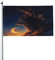 Galaxy-Wolf-Flagge, Fahnen-Flaggen für Hauptdekoration im Freien, kundenspezifische dekorative Fahnen 152x90 cm