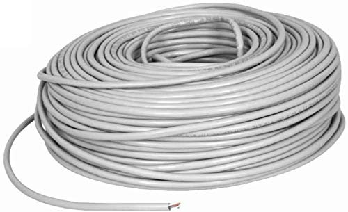 MY SMART SHOP MATASSA 50 MT Metri Cavo di Rete FTP Cat 6 100% Rame 4P 0,51 BC LAN ETHERNET M Bobina Internet ADSL Plug Modem Router Access Point REAPETER Rame