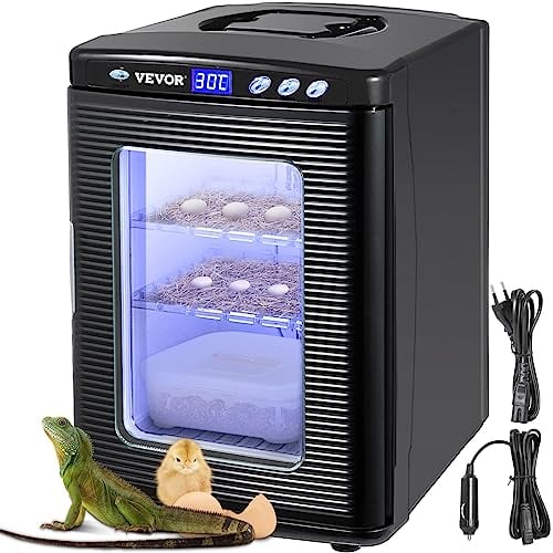 25L Reptilien-Eier-Inkubator, Inkubator für Eier für schwarze Reptilien 5-60 ° C, Heizung Display, Wissenschaftlich für kleine Reptilien, Automatischer Eierbrutkasten