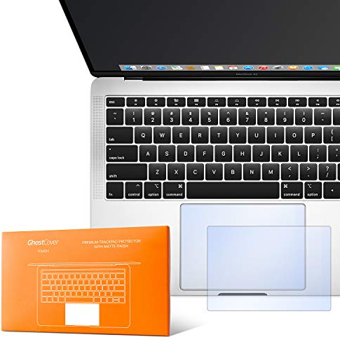 UPPERCASE GhostCover® Touch Premium Trackpad-Protektoren mit matter Oberfläche, kompatibel mit 2023 2024 M2/M3 MacBook Air 15 Zoll, A3114 A2941, 2 Stück, matt transparent