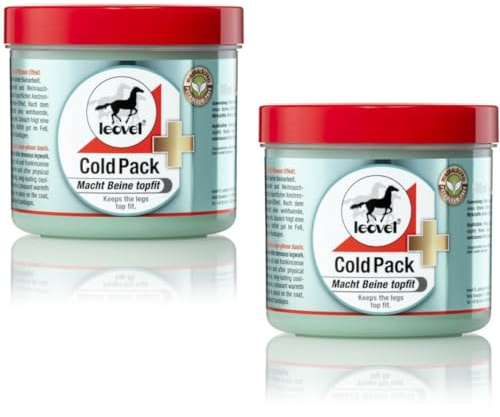RL24 leovet - Cold Pack Apothekers Pferdesalbe – 2 x 1000 ml (2er Set) | Für Mensch & Pferd – Pferdebalsam kühlt & wärmt – Pferdegel für Muskeln & Gelenke – verbesserte Beweglichkeit