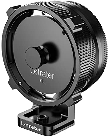 Letrater PL auf GFX Mount Adapter, kompatibel mit PL Objektiv & Fuji G Mount Cameras-GFX100S, GFX100, GFX50R, GFX50S, GFX50S II/PL-GFX Pro usw., mit zwei Kappen