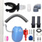 Speedy Collecteur d'eau de pluie, 70-110 mm, tuyau de descente, raccord pour tonneau de pluie, voleur d'eau, pour toits jusqu'à 80 m², avec accessoires de montage, tuyau de 100 cm (B)
