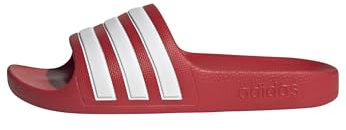 adidas Adilette Aqua Slides Kids RUTSCHEN, Better Scarlet/FTWR White/Better Scarlet, 34 EU