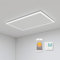 Riscaldamento a infrarossi, montaggio a soffitto, 700 Watt, riscaldamento a raggi infrarossi con illuminazione a LED, riscaldamento a infrarossi con termostato, controllo tramite app, riscaldamento a