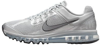 Nike HQ3025-001 AIR MAX 2013 Herren METALLIC Silver/METALLIC Silver-Black EU 42