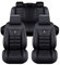 LICOME Auto Sitzbezüge für VW Golf Cross 2011-2024, Leder Autositzbezüge Sets, 5 Sitzer Schonbezüge Sitzschoner Vorne Hinten Wasserdicht Sitzauflage Accessories,B Black