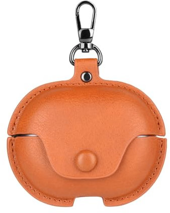 CasurvivePro Business PU Leather Earphone Case for Bose Ultra 3 Anti-fall Headphone Case Leather Retro Earphone Case Red