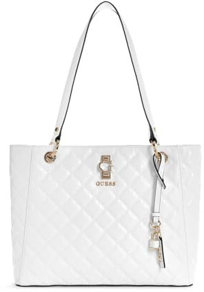 GUESS Bessey Noel Tote White