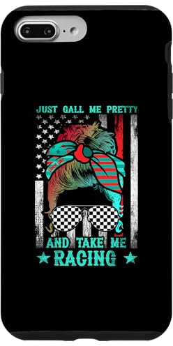 iPhone 7 Plus/8 Plus Just Call Me Pretty Race Girl Take Me Racing Messi Bun Hair Case