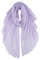 DAMILY Damen Schal Fransen Sommer Langer Schal einfarbig turban damen Wraps Scarf Poncho Geschenke für Frauen leicht (Lila)