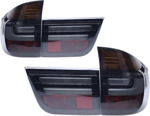 Madehitr Auto Rückleuchten Compatible für BMW X5 E70 2007-2013 Rücklicht Links und Rechts, Heckleuchten Komplettsatz,A-normal