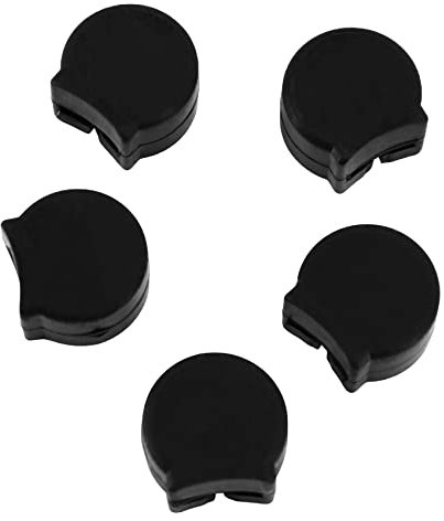 CAIONPLE 5 Stück Clarinet Hardware Klarinette Daumen Auflage Kissen Schutz Weich Gummi Klarinette Daumen Schutz, Schwarz