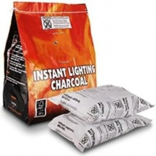 Instant Light BBQ Charcoal 2kg (Pack of 2) – Quick-Lighting Barbecue Coals IL02