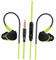 KICHOUSE Audio Jack Ear Hook Headphones In Ear Earbuds with Mic Deep Bass Sound Enhanced Sweat Resistance for Sports and Workouts Green