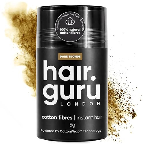 Hair Guru London Hair Thickening Fibres, Dark Blonde, 5g Trial Size