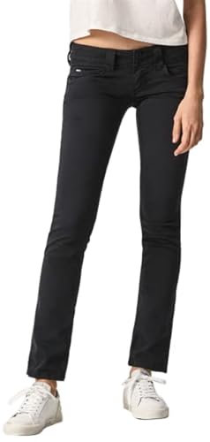 Pepe Jeans Venus, Jeans Femme, Noir (Black), 24W / 32L