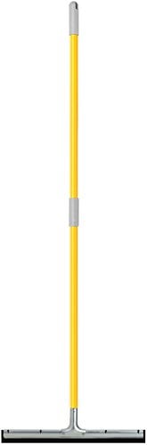 Apex Spingiacqua Spatola Pavimenti con Doppia Gomma 45cm e Solido Manico in Metallo, Tira Acqua